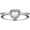 image:imagePANDORAEngravable Heart Halo RingWith Gift BoxSilver