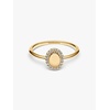 image:imagePANDORAEngravable Oval Halo RingGold platedWith Gift Box