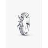 image:imagePANDORASparkling Bow Doublerow RingSterling silverWith Gift Box
