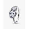 image:imagePANDORASparkling Halo Hearts RingSterling silverWith Gift Box