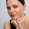 image:imagePANDORASparkling Halo Hearts RingSterling silverWith Gift Box