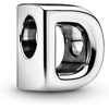 image:imagePandora Alphabet Charm  Compatible Moments  Gift for Her  Made with Sterling Silver  with Gift BoxLetter D