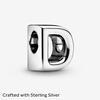 image:imagePandora Alphabet Charm  Compatible Moments  Gift for Her  Made with Sterling Silver  with Gift BoxLetter D