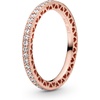 image:imagePandora Halo Sparkle amp Hearts Ring  Ring for Women with Cubic Zirconia  Layering or Stackable Ring  Gift for Her  With Gift BoxRose Gold