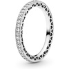 image:imagePandora Halo Sparkle amp Hearts Ring  Ring for Women with Cubic Zirconia  Layering or Stackable Ring  Gift for Her  With Gift BoxSterling Silver