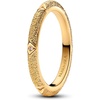 image:imagePandora Me Texture amp Stones Ring  14k GoldPlated Ring with Cubic Zirconia  Gift for Women  Includes Gift Box75
