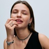 image:imagePandora Me Texture amp Stones Ring  14k GoldPlated Ring with Cubic Zirconia  Gift for Women  Includes Gift Box85