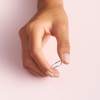 image:imagePandora Polished Wishbone Ring  Minimalist Chevron Shape Ring  Stackable Sterling Silver Ring for Women  Gift for Her  Sterling Silver  With Gift Box