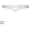 image:imagePandora Polished Wishbone Ring  Minimalist Chevron Shape Ring  Stackable Sterling Silver Ring for Women  Gift for Her  Sterling Silver  With Gift Box