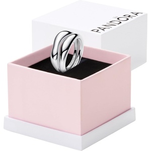 image:imagePANDORA Essence Organically Shaped Stacking Rings  Sterling Silver Ring  Layering amp Stacking Ring for Women  Includes Gift Box7