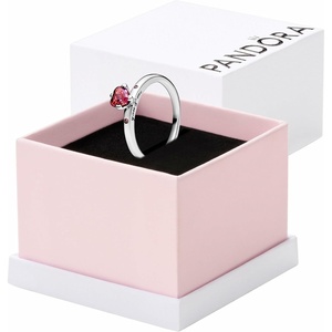 image:imagePANDORA You amp Me Sparkling Red Heart Ring  Sterling Silver Ring for Women  Layering or Stackable Ring  Gift for Her Sterling Silver with Red Cubic Zirconia  With Gift Box