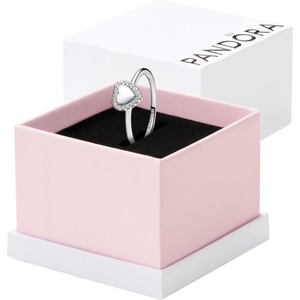 image:imagePANDORAEngravable Heart Halo RingWith Gift BoxSilver