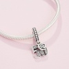 image:imagePANDORA 50th Celebration Dangle Charm  Compatible Moments  Sterling Silver with Clear Cubic Zirconia  Gift for Her  Jewelry for Women with Gift Box
