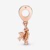 image:imagePANDORA Airplane Globe amp Suitcase Triple Dangle Charm  Gift for Her  Compatible Moments Rose Charm  With Gift Box