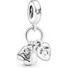 image:imagePANDORA Baby Bottle amp Shoes Dangle Charm  Compatible Moments  Jewelry for Women  Made with Sterling Silver Cubic Zirconia amp Enamel  Gift with Gift Box