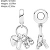 image:imagePANDORA Baby Bottle amp Shoes Dangle Charm  Compatible Moments  Jewelry for Women  Made with Sterling Silver Cubic Zirconia amp Enamel  Gift with Gift Box