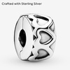 image:imagePANDORA Band of Hearts Clip Charm  Compatible with PANDORA Moments  Sterling Silver  Gift for Her  Jewelry for Women with Gift Box