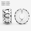 image:imagePANDORA Band of Hearts Clip Charm  Compatible with PANDORA Moments  Sterling Silver  Gift for Her  Jewelry for Women with Gift Box