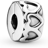 image:imagePANDORA Band of Hearts Clip Charm  Compatible with PANDORA Moments  Sterling Silver  Gift for Her  Jewelry for Women with Gift Box