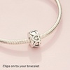 image:imagePANDORA Band of Hearts Clip Charm  Compatible with PANDORA Moments  Sterling Silver  Gift for Her  Jewelry for Women with Gift Box