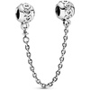 image:imagePANDORA Band of Hearts Safety Chain Charm  Compatible with PANDORA Moments  Sterling Silver  Gift for Her  Jewelry for Women with Gift Box