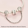 image:imagePANDORA Band of Hearts Safety Chain Charm  Compatible with PANDORA Moments  Sterling Silver  Gift for Her  Jewelry for Women with Gift Box