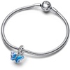 image:imagePANDORA Blue Murano Glass Butterfly Dangle Charm  Compatible with PANDORA Moments  Gift for Her  Sterling Silver amp Murano Glass with Cubic Zirconia  With Gift Box