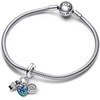 image:imagePANDORA Camera Heart amp Compass Triple Dangle Charm  Bracelet Charm for PANDORA Moments Bracelets  Gift for Her  Sterling Silver amp Enamel with Cubic Zirconia  With Gift Box