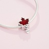 image:imagePANDORA Canada Red Maple Leaf Charm  Compatible with PANDORA Moments  Gift for Her  Made with Sterling Silver amp Enamel  with Gift Box