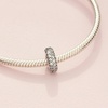 image:imagePANDORA Clear Sparkle Spacer Charm  Bracelet Charm Moments Bracelets  Stunning Womens Jewelry  Gift for Women in Your Life  Made with Sterling Silver amp Cubic Zirconia  With Gift Box