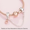 image:imagePANDORA Dangling Crown O Safety Chain Charm  Compatible with PANDORA Moments  Gift for Her  Made with Pandora Rose amp Sterling Silver  with Gift Box