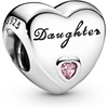image:imagePANDORA Daughter Heart Charm  Compatible with PANDORA Moments  Sterling Silver  Gift for Her  Jewelry for Women with Gift Box