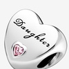 image:imagePANDORA Daughter Heart Charm  Compatible with PANDORA Moments  Sterling Silver  Gift for Her  Jewelry for Women with Gift Box