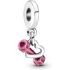 image:imagePANDORA Dumbbell amp Heart Dangle Charm  Compatible Moments Bracelets  Jewelry for Women  Gift for Women  Made with Sterling Silver amp Enamel With Gift Box