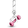 image:imagePANDORA Dumbbell amp Heart Dangle Charm  Compatible Moments Bracelets  Jewelry for Women  Gift for Women  Made with Sterling Silver amp Enamel With Gift Box
