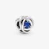 image:imagePANDORA Eternity Circle Charm  Compatible Moments  Gift for Her  Made with Sterling Silver and Manmade Crystals  with Gift BoxBlue