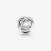 image:imagePANDORA Eternity Circle Charm  Compatible Moments  Gift for Her  Made with Sterling Silver and Manmade Crystals  with Gift BoxClear