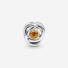 image:imagePANDORA Eternity Circle Charm  Compatible Moments  Gift for Her  Made with Sterling Silver and Manmade Crystals  with Gift BoxHoney
