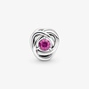 image:imagePANDORA Eternity Circle Charm  Compatible Moments  Gift for Her  Made with Sterling Silver and Manmade Crystals  with Gift BoxPink