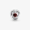 image:imagePANDORA Eternity Circle Charm  Compatible Moments  Gift for Her  Made with Sterling Silver and Manmade Crystals  with Gift BoxRed