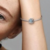image:imagePANDORA Eternity Circle Charm  Compatible Moments  Gift for Her  Made with Sterling Silver and Manmade Crystals  with Gift BoxSea Aqua Blue