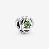 image:imagePANDORA Eternity Circle Charm  Compatible Moments  Gift for Her  Made with Sterling Silver and Manmade Crystals  with Gift BoxSpring Green