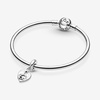 image:imagePANDORA Friends Forever Heart Dangle Charm  Compatible Moments  Jewelry for Women  Gift for Her  Made with Sterling Silver amp Cubic Zirconia  With Gift Box