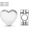 image:imagePANDORA Heart Charm  Compatible Moments Bracelets  Jewelry for Women  Gift for Women in Your Life  Made with Sterling Silver With Gift Box