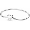 image:imagePANDORA Heart Clasp Snake Chain Bracelet  Compatible Moments Charms  Gift for Her Shine  with Gift Box230 Centimeters
