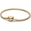 image:imagePANDORA Heart Clasp Snake Chain Bracelet  Compatible Moments Charms  Gift for Her Shine  with Gift Box63 Inches