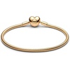 image:imagePANDORA Heart Clasp Snake Chain Bracelet  Compatible Moments Charms  Gift for Her Shine  with Gift Box79 Inches