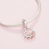 image:imagePANDORA Heart Highlights Charm  Compatible Moments  Stunning Womens Jewelry  Made Rose amp Sterling Silver  With Gift Box