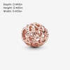image:imagePANDORA Hearts All Over Charm  Compatible with PANDORA Moments  14k Rose GoldPlated  Gift for Her  Jewelry for Women with Gift Box