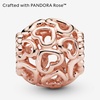 image:imagePANDORA Hearts All Over Charm  Compatible with PANDORA Moments  14k Rose GoldPlated  Gift for Her  Jewelry for Women with Gift Box